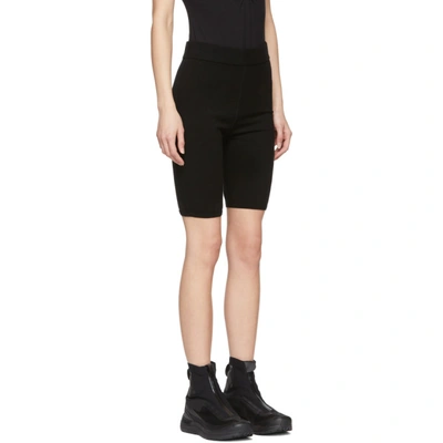 Shop Alexander Wang T Alexanderwang.t Black Bodycon Basics Biker Shorts In 001 Black