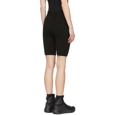 Shop Alexander Wang T Alexanderwang.t Black Bodycon Basics Biker Shorts In 001 Black