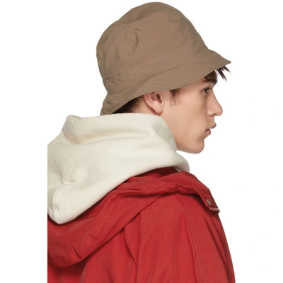 Shop Nonnative Beige Hiker Hat In 032 Beige