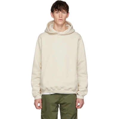 Shop Nonnative Off-white Dweller Hoodie In 002 Off Whi
