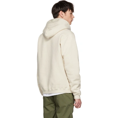 Shop Nonnative Off-white Dweller Hoodie In 002 Off Whi