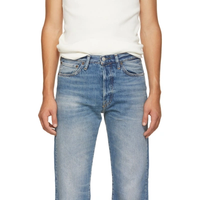 Shop Acne Studios Blue Bla Konst 1996 Jeans In Mid Blue