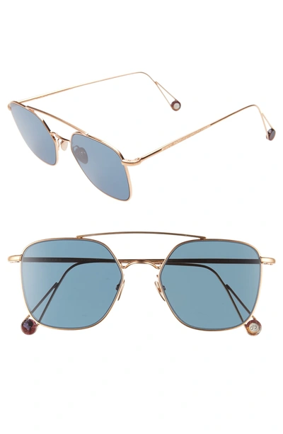 Shop Ahlem Concorde 54mm Aviator Sunglasses In Rose Gold