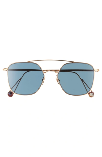 Shop Ahlem Concorde 54mm Aviator Sunglasses In Rose Gold