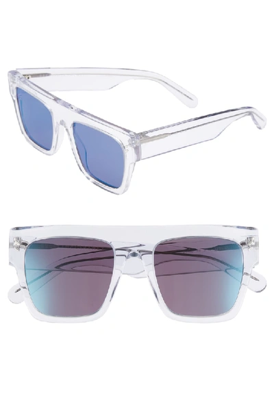 Shop Stella Mccartney 51mm Flattop Sunglasses - Crystal