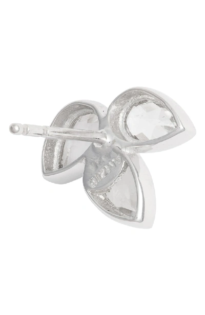 Shop Anzie Micro Bouquet White Topaz Post Earrings