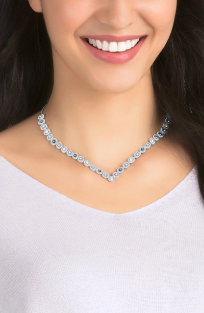 Swarovski Angelic Square Crystal Necklace In Multi/ Silver | ModeSens