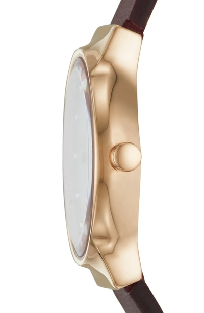 Shop Skagen Freja Crystal Accent Mesh Strap Watch, 26mm In Rose Gold/ Blue/ Rose Gold