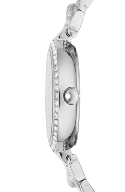 Shop Versace Camden Market Multifunction Bracelet Watch, 38mm In Silver