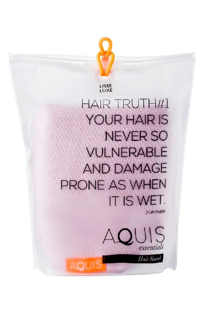 Shop Aquis Lisse Luxe Desert Rose Hair Wrap