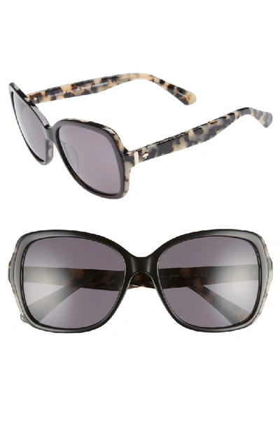 Shop Kate Spade Karalyns 56mm Polarized Sunglasses - Black Havana Polar