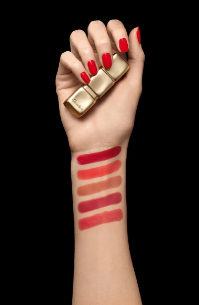 Shop Guerlain Kisskiss Matte Lipstick In M306 Caliente Beige