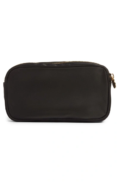 Shop Stoney Clover Lane Classic Clear Small Makeup Bag In Black
