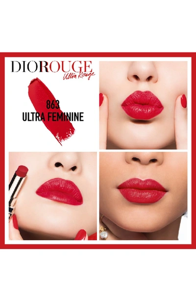 Shop Dior Ultra Rouge Pigmented Hydra Lipstick In 111 Ultra Night 47