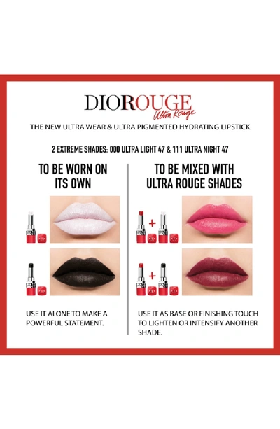 Shop Dior Ultra Rouge Pigmented Hydra Lipstick In 111 Ultra Night 47