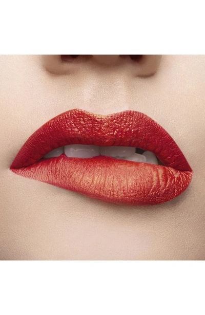 Shop Saint Laurent Tatouage Couture Metallics Liquid Matte Lip Stain Collector - 101 Chrome Red Clash