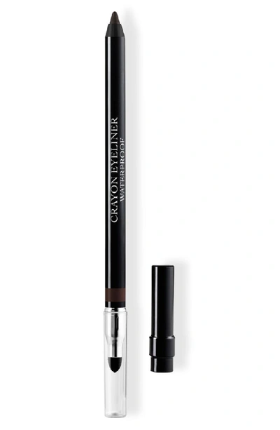 Shop Dior Long-wear Waterproof Eyeliner Pencil In 774 Plum