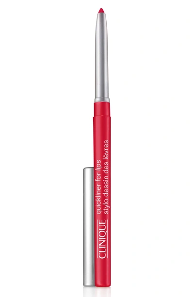Shop Clinique Quickliner For Lips In Poppy