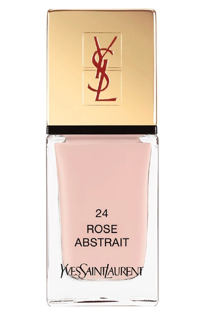 Shop Saint Laurent La Laque Couture Nail Lacquer - 24 Rose Abstrait