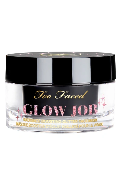 Shop Too Faced Glow Job Radiance-boosting Glitter Face Mask In Pink Tiara