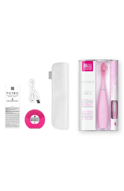 Shop Foreo Issa(tm) 2 Sensitive Sonic Toothbrush Kit In Pearl Pink (sensitive)