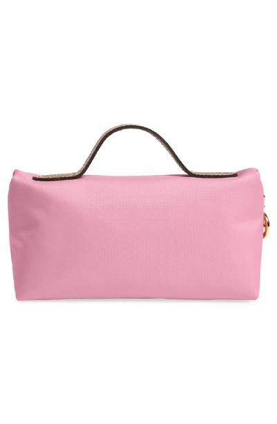 Shop Longchamp 'le Pliage' Pouchette In Light Pink