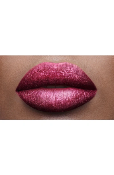 Shop Saint Laurent Tatouage Couture Metallics Liquid Lipstick In 102 Iron Pink Spirit