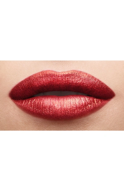 Shop Saint Laurent Tatouage Couture Metallics Liquid Lipstick In 101 Chrome Red Clash