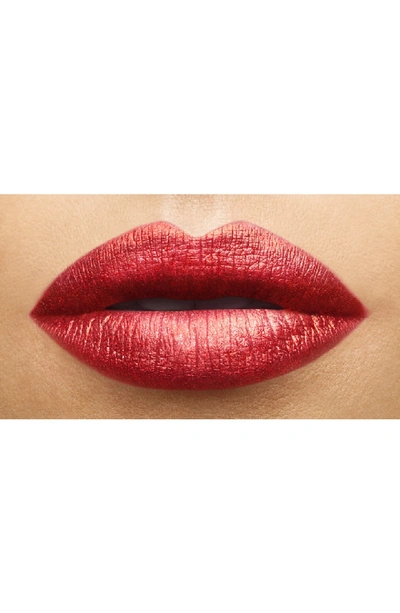 Shop Saint Laurent Tatouage Couture Metallics Liquid Lipstick In 101 Chrome Red Clash