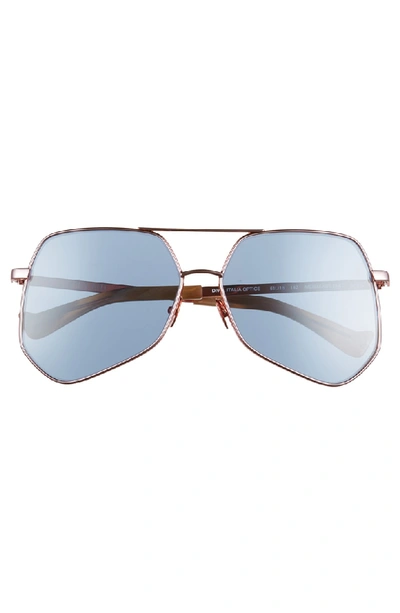 Shop Grey Ant Megalast Flat 61mm Sunglasses - Copper Pink / Light Blue