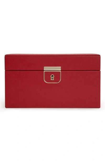 Shop Wolf Palermo Small Jewelry Box - Red