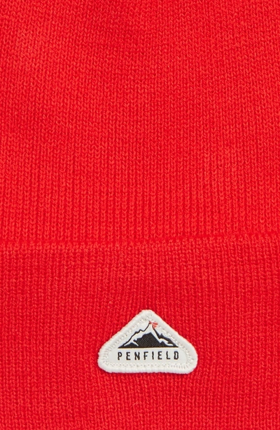Shop Penfield Classic Beanie Hat - Red