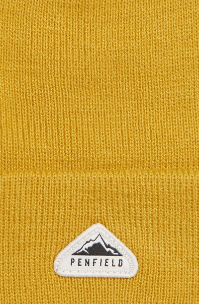 Shop Penfield Classic Beanie Hat - Yellow