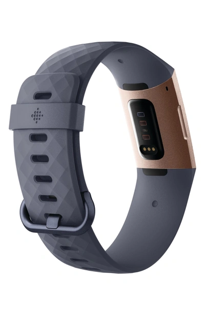 Shop Fitbit Charge 3 Wireless Activity & Heart Rate Tracker In Blue Grey
