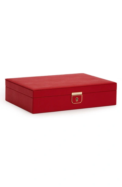 Shop Wolf Palermo Medium Jewelry Box - Red