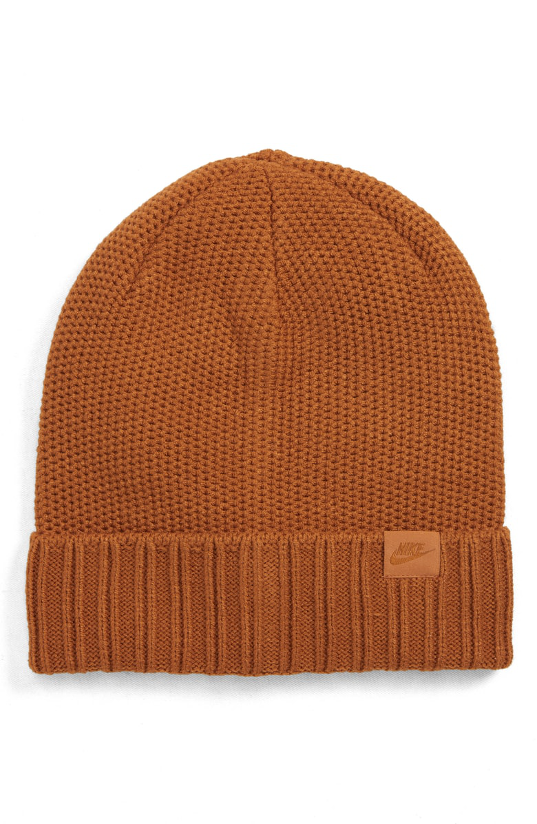 orange nike beanie