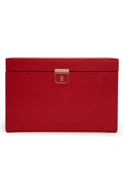 Shop Wolf Palermo Large Jewelry Box - Red
