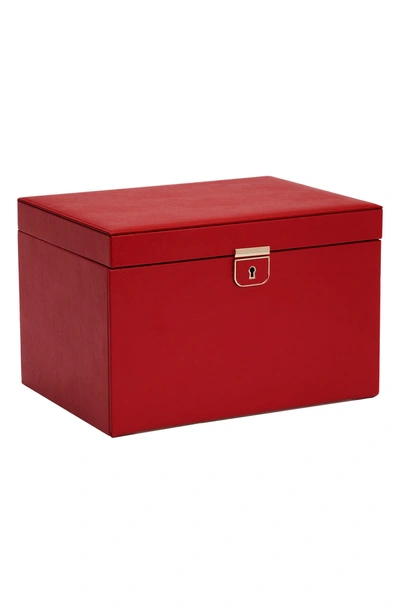 Shop Wolf Palermo Large Jewelry Box - Red