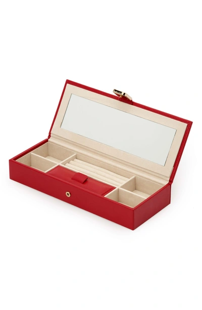 Shop Wolf Palermo Safe Deposit Jewelry Box - Red