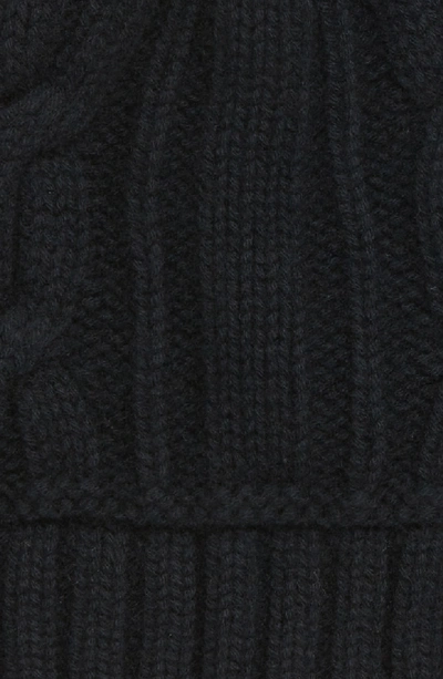 Shop Canada Goose Cabled Merino Wool Toque Beanie In Black