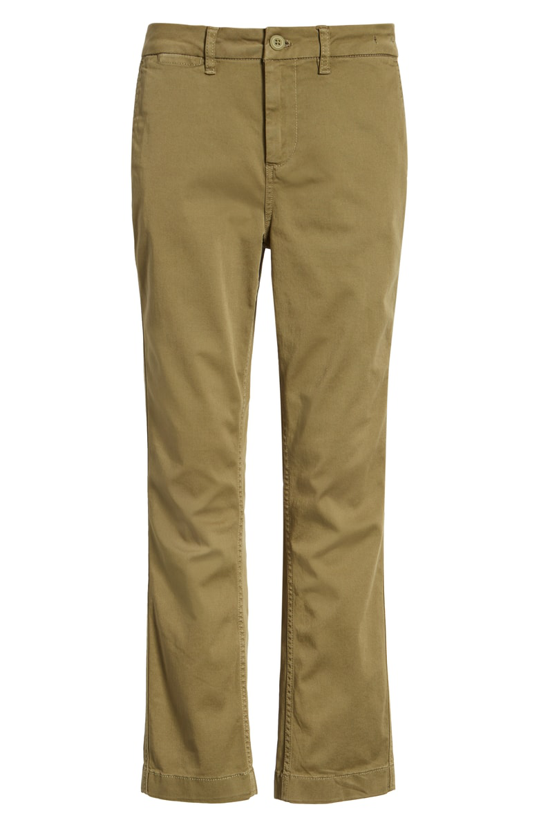 j crew high rise slim boy chino