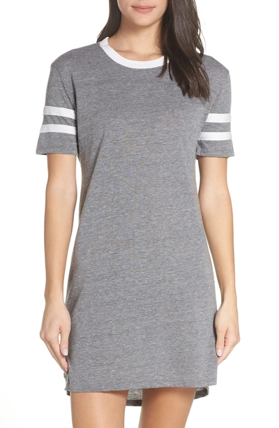 Shop Alternative Stadium Eco Jersey T-shirt Dress In Eco Grey/ Eco Blue