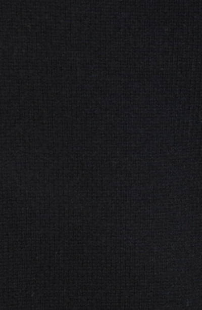 Shop Ji Oh Crop Wool & Cashmere Sweater In Black