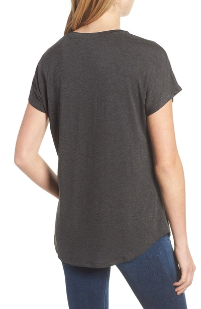 Shop Amour Vert Liv Dolman Tee In Anthracite