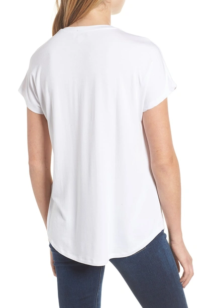 Shop Amour Vert Liv Dolman Tee In White