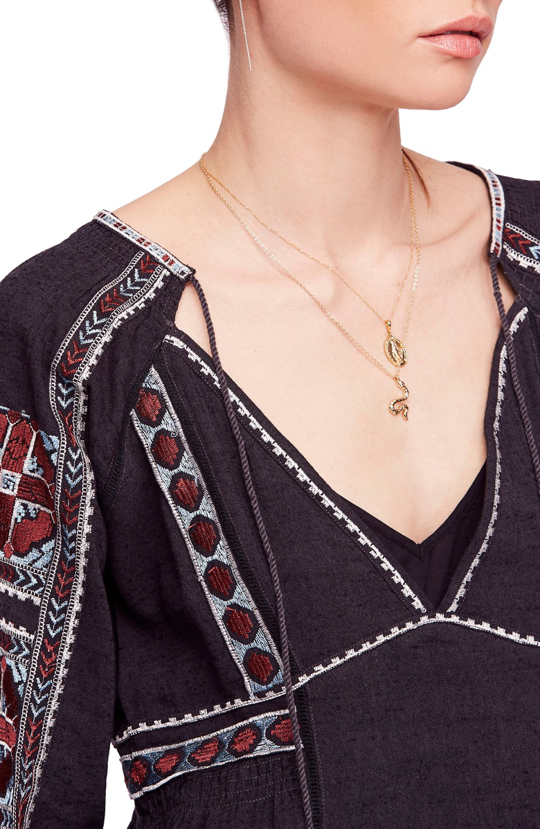 free people all my life mini dress