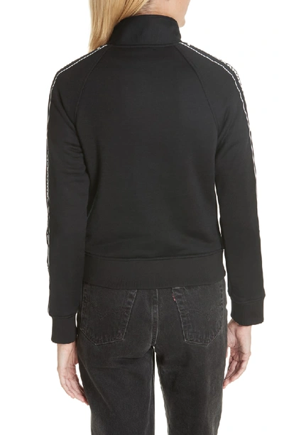 Shop Alexander Wang T French Terry Track Jacket In Black