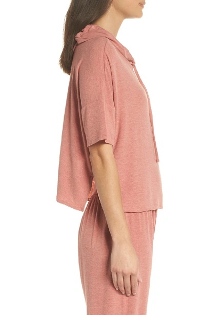 Shop Honeydew Intimates Luxe Lounge Pullover In Cedar