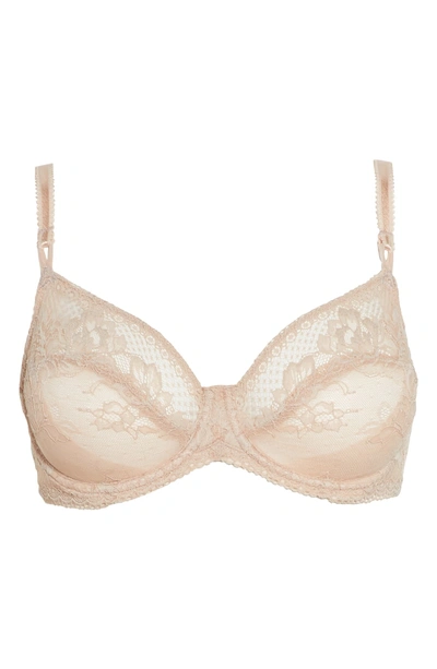 Shop Wacoal Lace To Love Underwire Bra In Rose Dust
