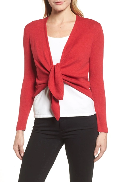 Shop Nic + Zoe 4-way Convertible Lightweight Cardigan In True Red
